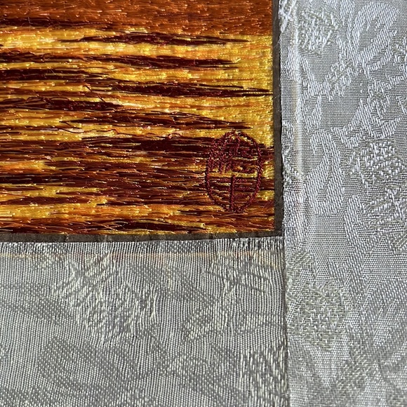 Chinese Silk Embroidery Size 47 Width and 22 Length with artist name - Picture 7 of 10